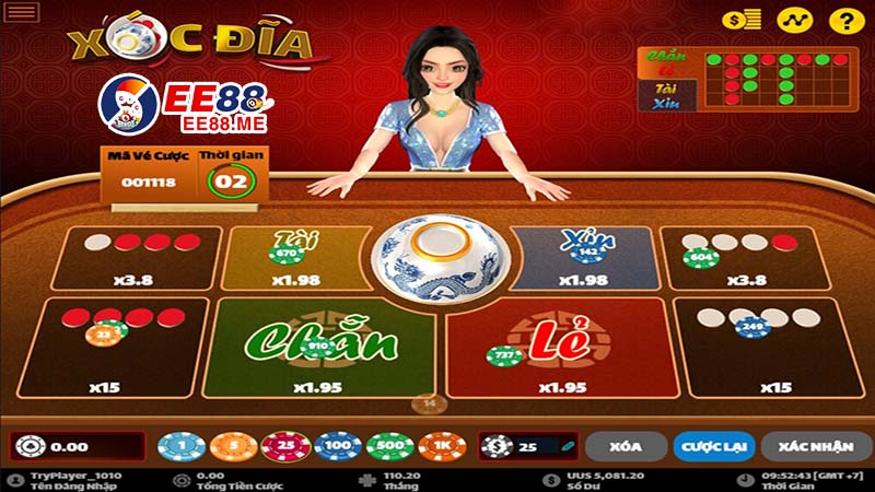 Tìm hiểu về xóc đĩa trực tuyến ee88